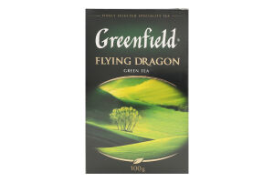 Чай зеленый байховый листовой Flying Dragon Greenfield к/у 100г