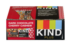 KIND Plus Bars Dark Chocolate Cherry Cashew + Antioxidants - 4 CT