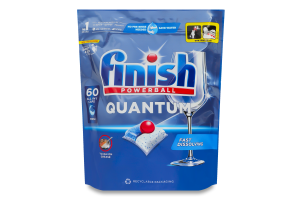 Засіб для миття посуду в посудомийних машинах в капсулах All in 1 Quantum Powerball Finish 60шт