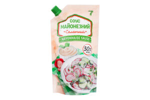 Майонезний соус 7 30% 500 г д/пак. Салатний