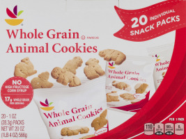 Ahold Whole Grain Animal Cookies Snack Packs - 20 CT