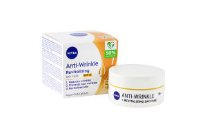 Крем денний проти зморщок SPF 15 Ревіталізація 55+ Nivea 50мл