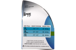 L'eggs Sheer Energy Medium Support Leg Control Top Reinforced Toe Suntan B