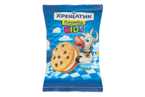 Морозиво 15% пломбір на печиві з дропсами Kids Хрещатик м/у 70г