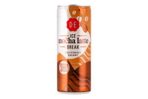 Напиток молочный 1.4% стерилизованный с кофе Ice Mocha Latte break Douwe Egberts ж/б 250мл