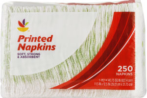 Ahold Printed Napkins - 250 CT