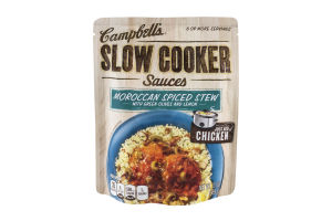 Campbell's Slow Cooker Sauces Moroccan Spiced Stew with Green Olives and Lemon