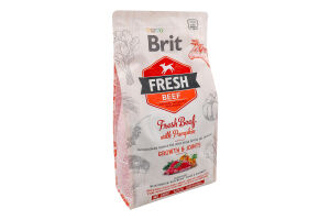 Корм д/цуценят великих порід з яловичиною та гарбузом сухий 2,5кг Бріт Фреш