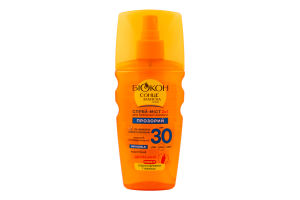 Спрей д/безпечної засмаги Прозорий 2в1 SPF30 160мл Біокон