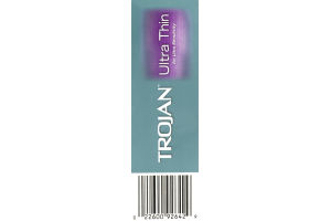 Trojan Premium Latex Condoms Ultra Thin Premium Lubricated - 12 CT