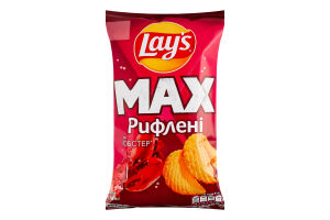 Чипси картопляні Лобстер Рифлені Max Lay's м/у 95г