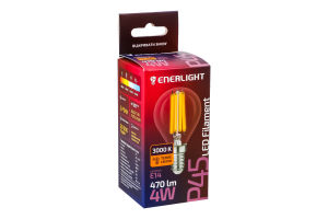 Лампа LED Enerlight Filament P45 4Вт Е14