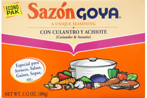 Goya Sazon Coriander & Annatto Seasoning