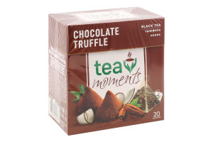 Чай чорний байховий Chocolate Truffle Tea Moments к/у 20х1.8г