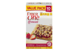 Fiber One Streusel Bar Strawberry - 10 CT