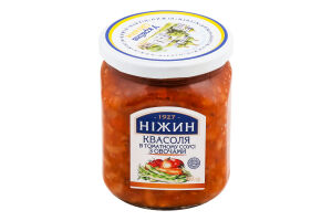 Квасоля в томатному соусі з овочами Ніжин с/б 450г