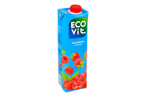 Напиток сокосодержащий Ecovit малиновый н/газ