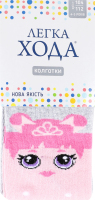 Колготки дит Легка Хода 8211 рож/сріб.мел р104-112