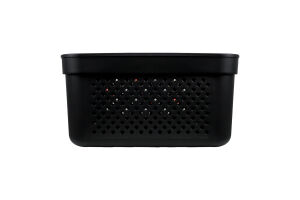 Корзина Simple 15л чорний Алеана