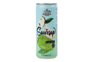 Напій безалкогольний Soursop негазований 250мл ж/б Bisan Drinks