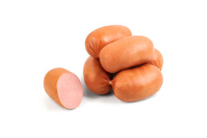 Сардельки вареные Пузатые Соколівські в/с кг