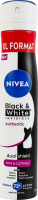 Антиперспірант Автентичний Чорне та біле Невидимий Nivea 200мл