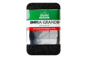 Губки кухонные большие Extra grande Domi 3шт