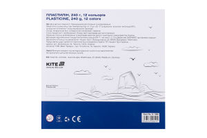 Пластилін №K-1086 Classic Kite 12шт