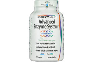 Rainbow Light Advanced Enzyme System Vcaps - 180 CT