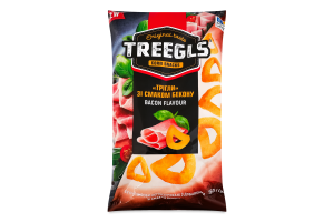 Сніданки сухі неглазуровані з добавками зі смаком бекону Treegls м/у 150г