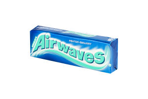 Резинка жевательная без сахара Ментол-эвкалипт Airwaves м/у 14г