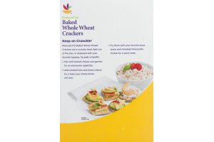 Ahold Reduced Fat Baked Whole Wheat Crackers