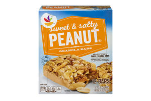 Ahold Sweet & Salty Granola Bars Peanut - 12 CT