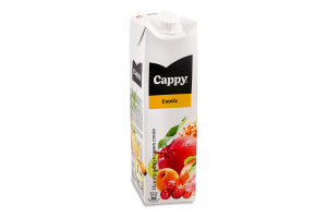 Нектар пастеризованный из различных фруктовых соков и пюре Экзотик Cappy т/п 1л