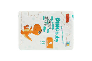 Підгузники для дітей 11-25кг 5 Dinobaby 36шт