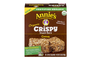 Annie's Homegrown Organic Crispy Snack Bars Cocoa