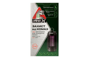 Світильник д/знищення комах LED 3Вт Irex