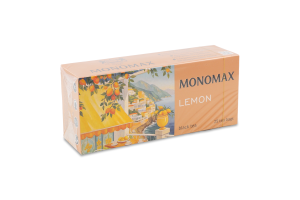 Чай Lemon чорний з цедрою та ароматом лимона дрібний 25*2г Monomax
