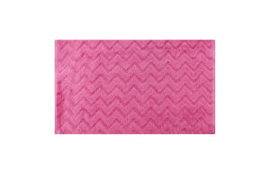 Рушник світло-фіолетовий махровий велюр жакард 40*70см 550г/м2 ГМ Текстайл