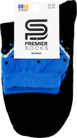 Шкарпетки жіночі напіввовна з пухнастої пряжі з малюнок класичні р.23-25 Premier Socks