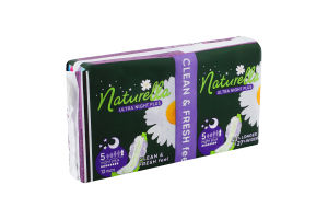 Прокладки гигиенические ароматизированные Camomile Night Plus Ultra Naturella 12шт
