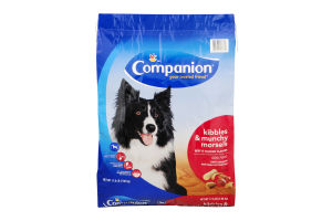 Companion Dog Food Kibbles & Munchy Morsels Beef & Chicken