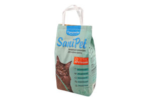 Наповнювач для кошачих туалетів крупний SaniPet Природа 5кг