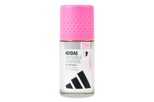 Дезодорант-антиперспирант для женщин шариковый Invisible control Adidas 50мл