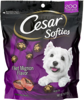 Cesar Softies Dog Treats Filet Mignon - 200 CT