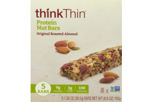 thinkThin Protein Nut Bars Original Roasted Almond - 5 CT