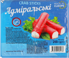 Палочки крабовые Адміральські охл в/у 200г