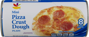Ahold Mini Pizza Crust Dough Plain
