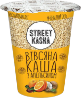 Каша швидкого приготування вівсяна з апельсином 50г стакан Стріт каша