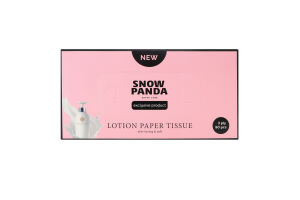 Салфетки бумажные 3-х слойные 200х190мм Snow Panda 90шт
